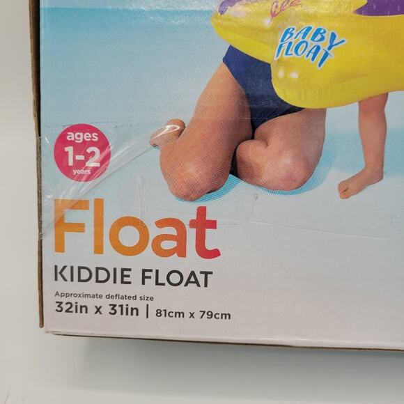 Intex Tropical Star Baby Kiddie Float with Removable Inflatable Shade ages 1-2 - Picture 4 of 8